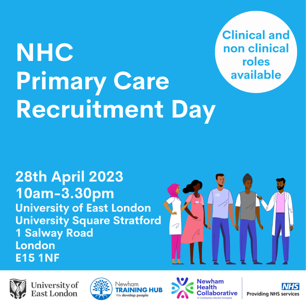 NHC Primary Care Recruitment Day - Newham Health Collaborative