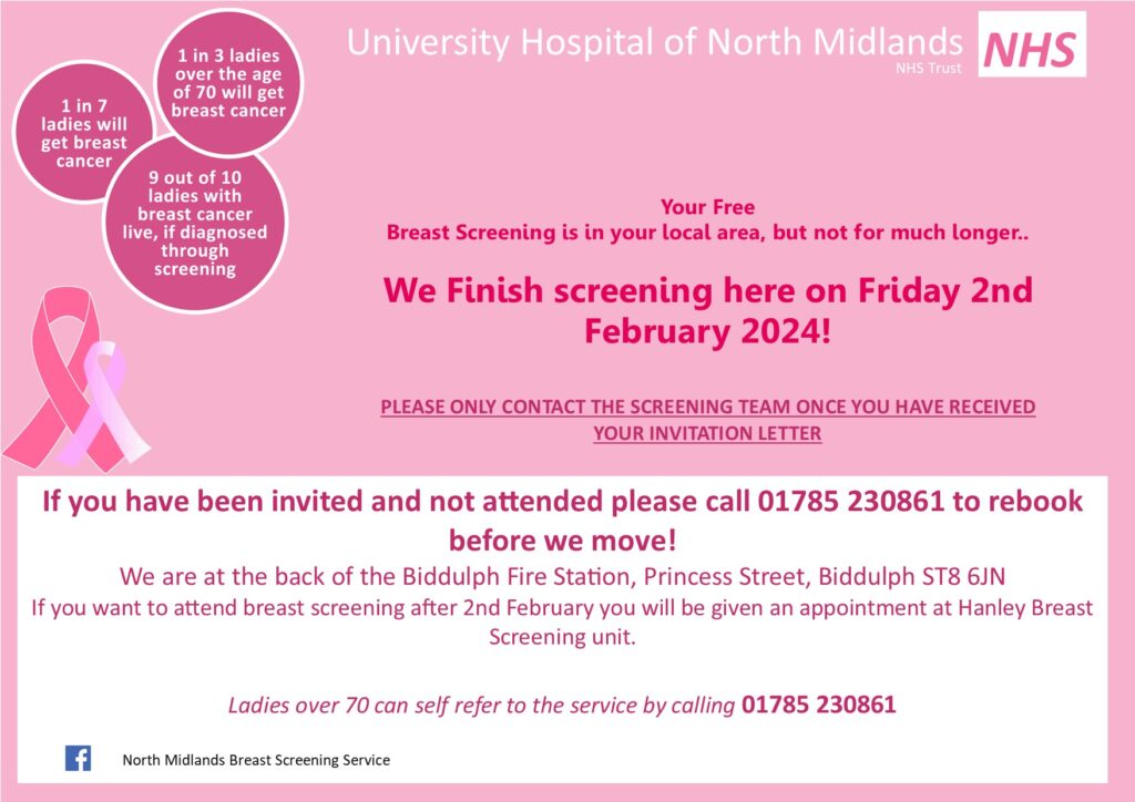 Biddulph Breast Screening - Biddulphdoctors