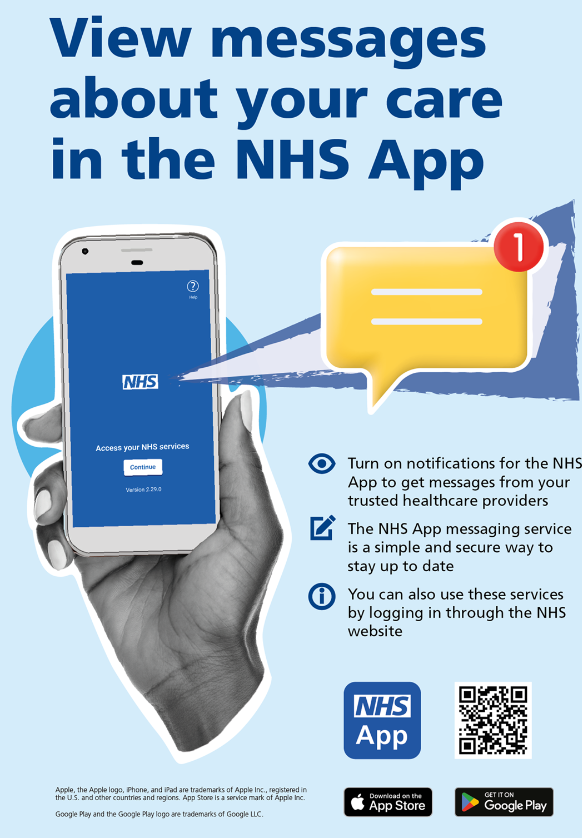 View Messages In The NHS App - Wrenbury Medical Centre