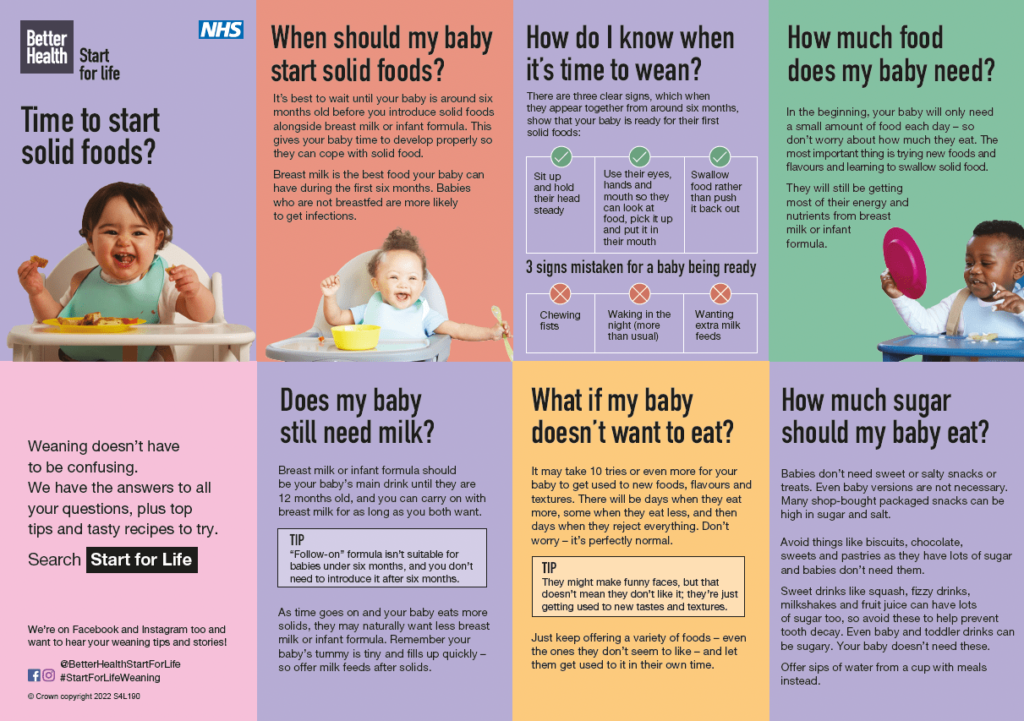 What to feed around 6 months - Start for Life - NHS