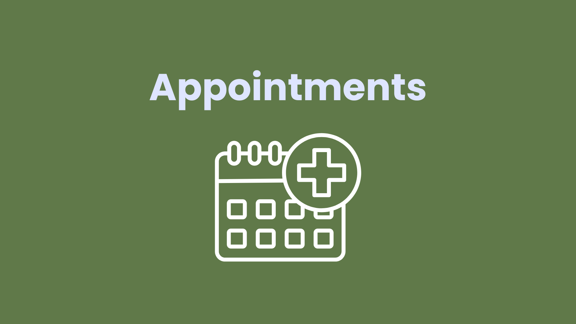 Appointments