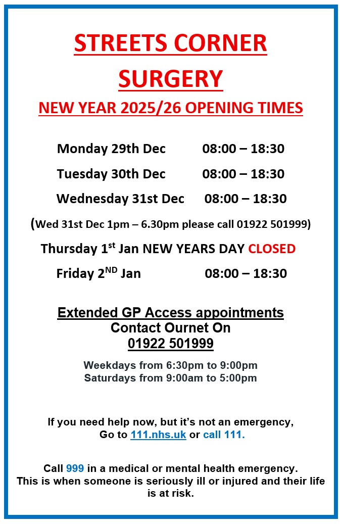 New Year Opening Times Image