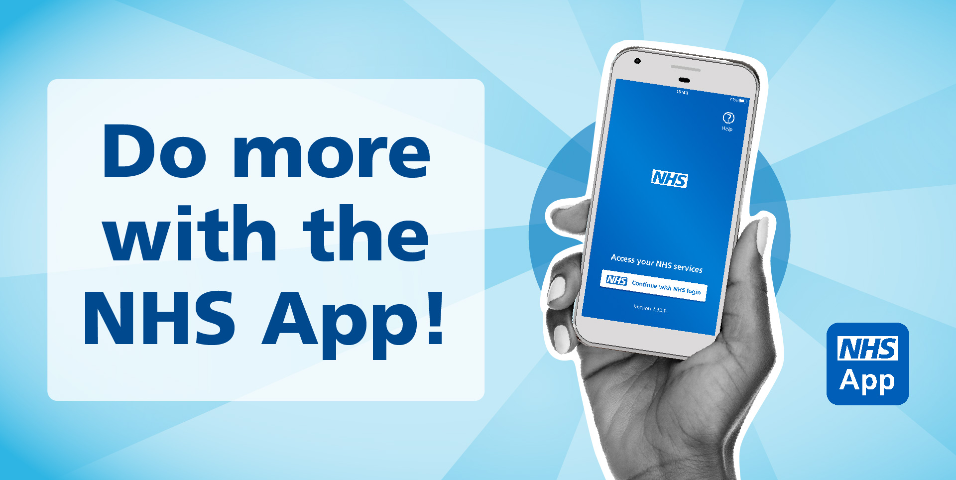 Do more with the NHS app - Everest Health Partnership