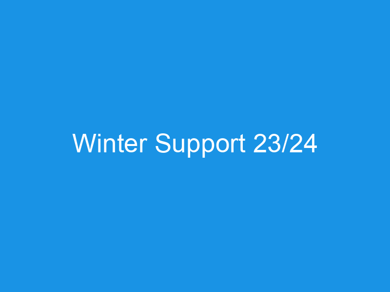 Winter Support 23/24