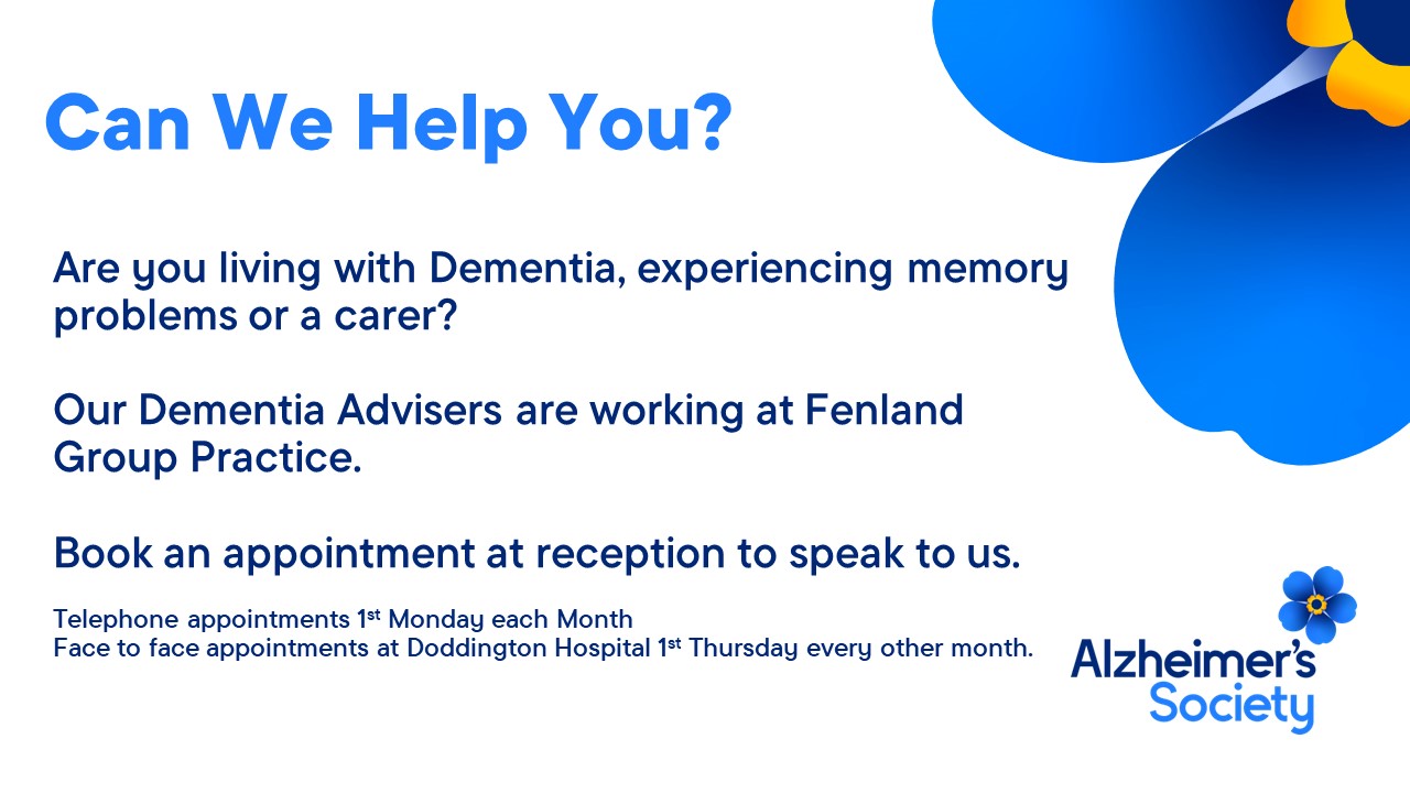 Can we help you? Are you living with Dementia, experiencing memory problems or a carer?
