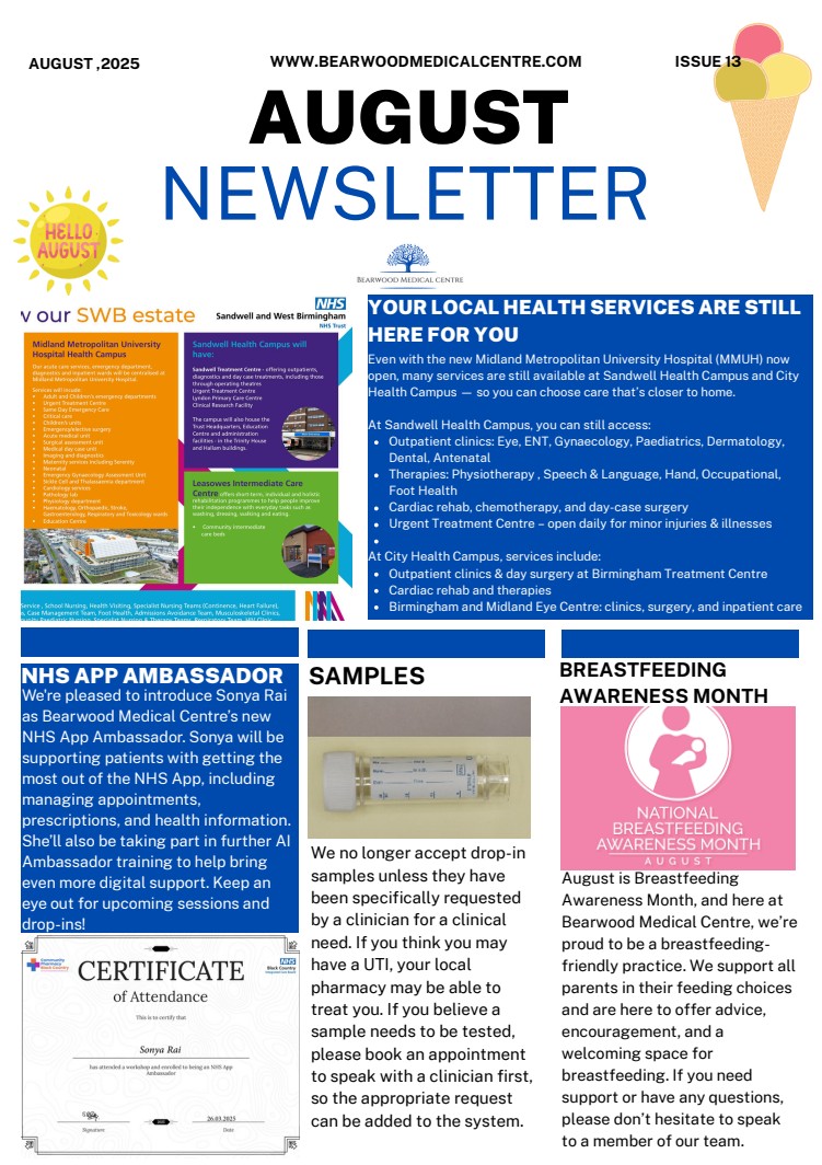 August 2025 Newsletter