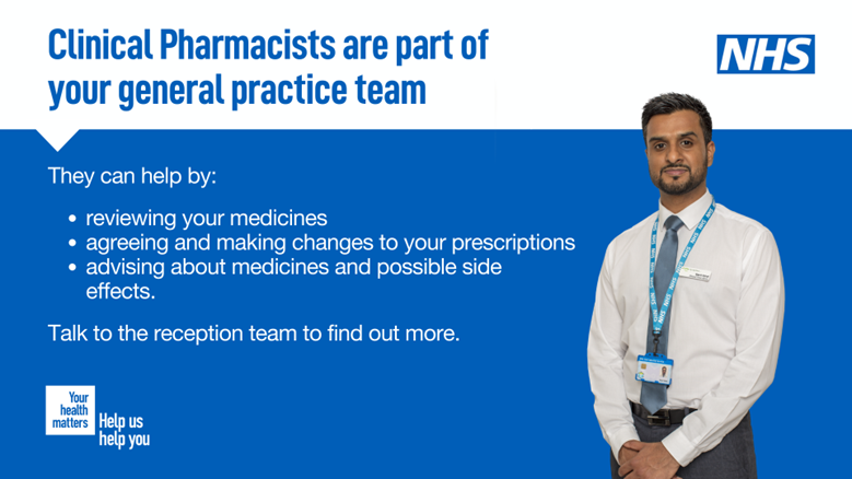 NHS Clinical Pharmacists banner