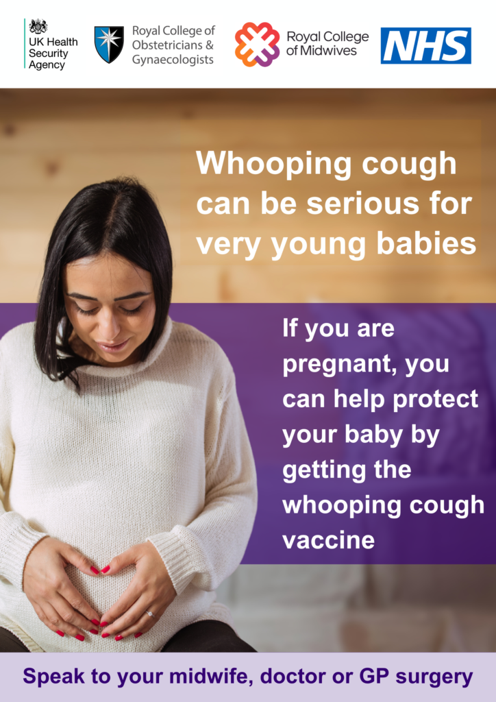 whooping cough vaccination in pregnancy poster