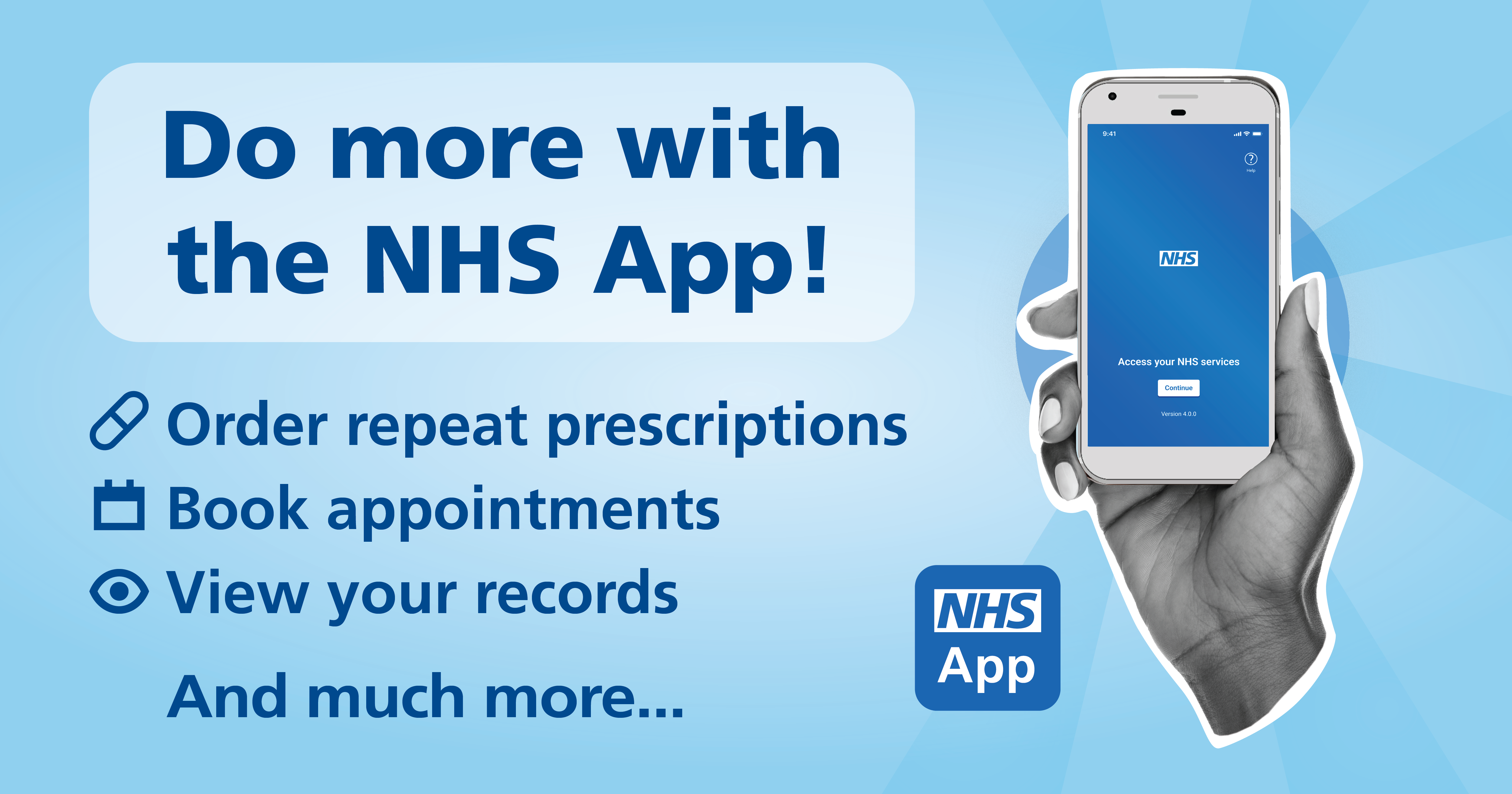 Do more with the NHS App promotion. 
