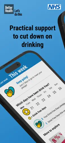 Drink Free Days App screen
