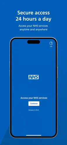 NHS App screen