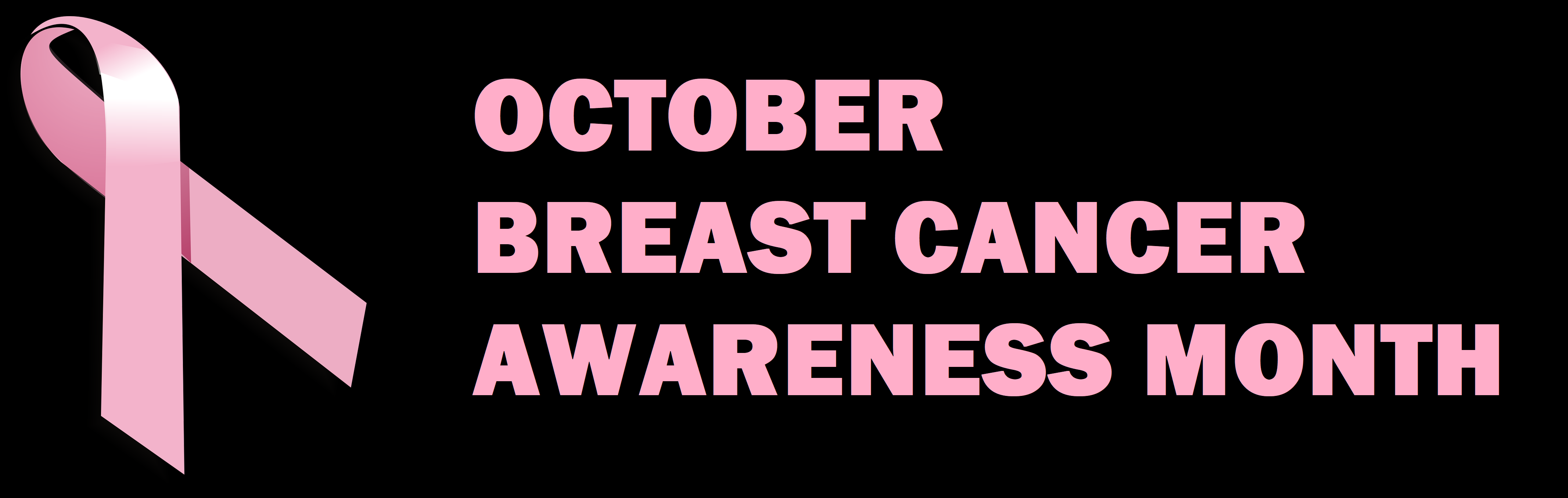 OCTOBER BREAST CANCER AWARENESS BANNER