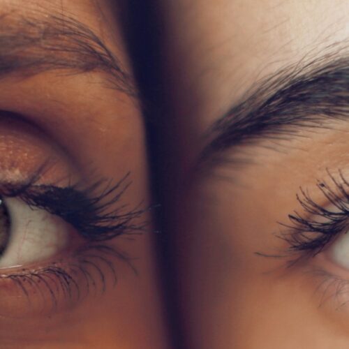 person's eyes