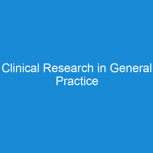 Clinical Research in General Practice
